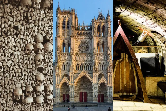 Gothic Holiday Destination - Photos of Paris catacombs through the lens of  @ginger__cinnamon and Notre Dam & Les Caves Saint Sabin from Pinterest 